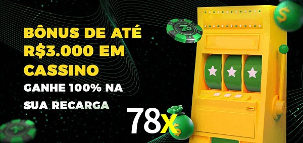 78x melhor bônus de depósito